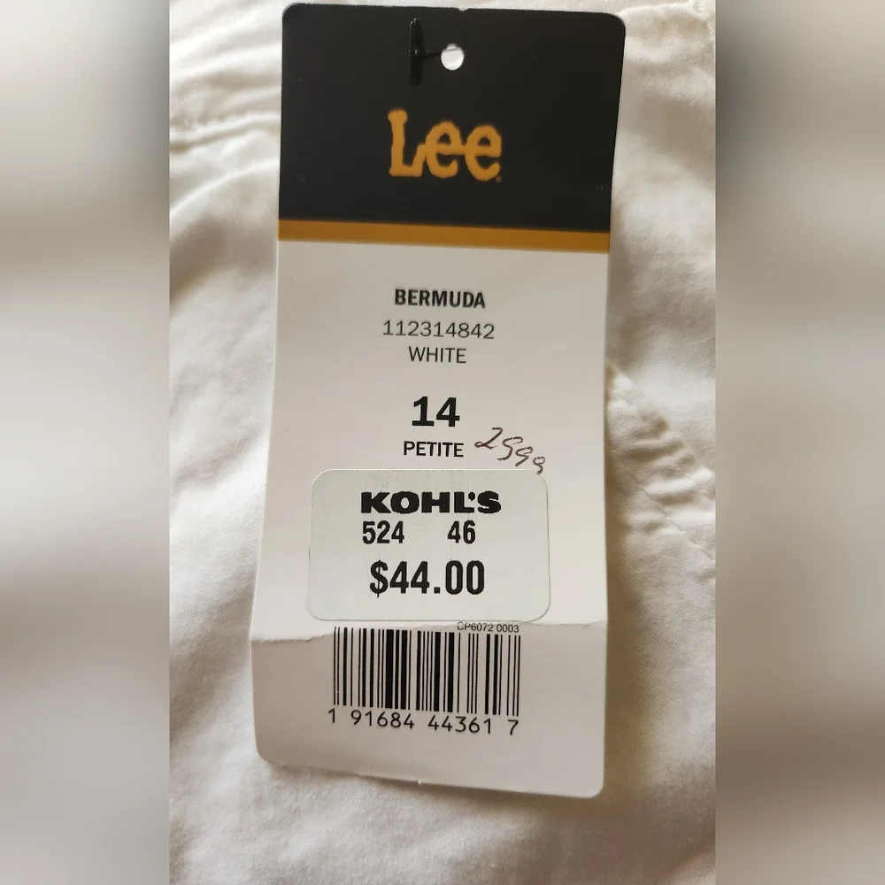 NWT Lee Flex-To-Go Relaxed Fit Bermuda 14P Shorts - Picture 10 of 12